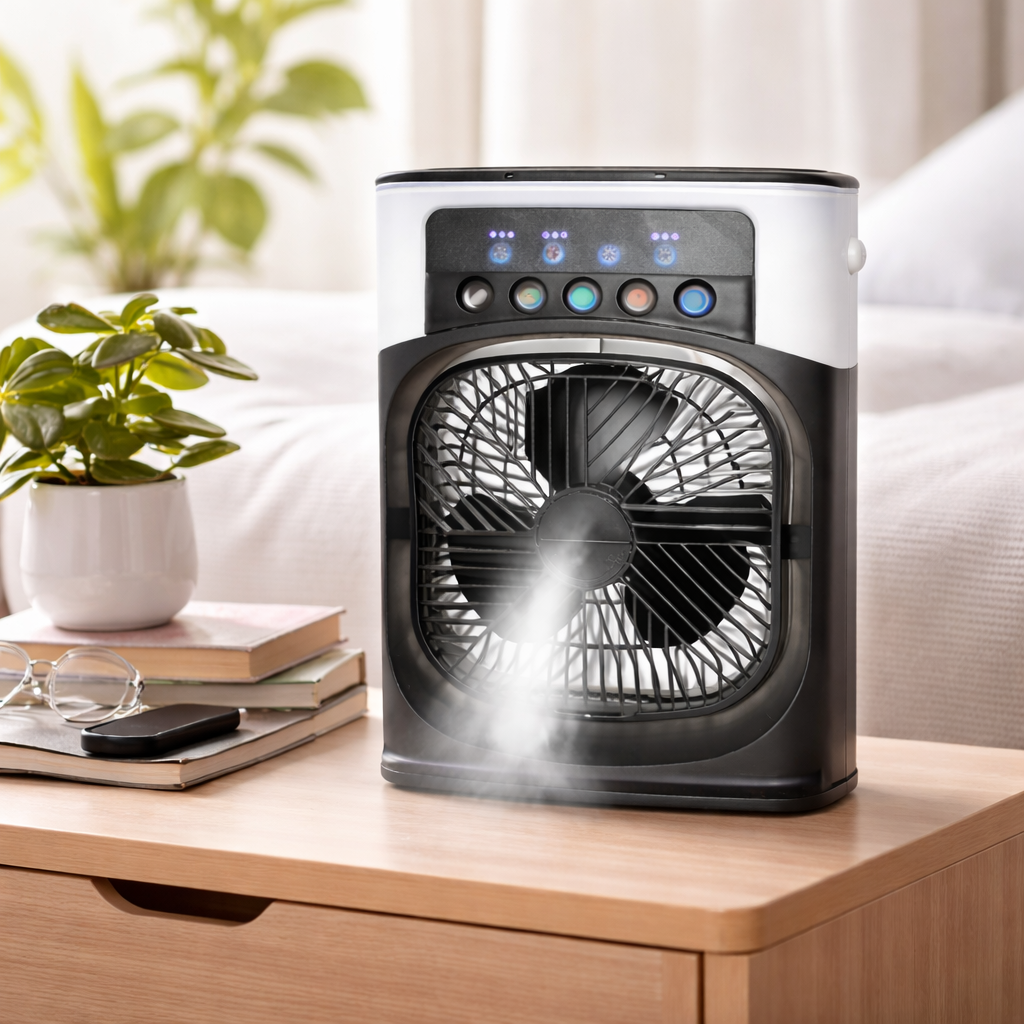 VENTILADOR CUADRADO CON DIFUSOR AIRE FRIO