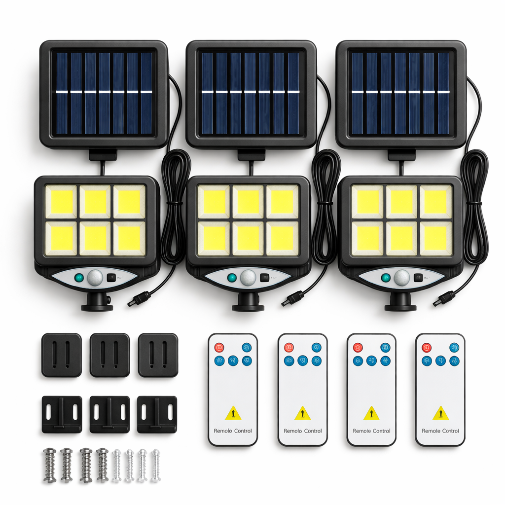 (3) LUCES LED CON PANEL INDEPENDIENTE
