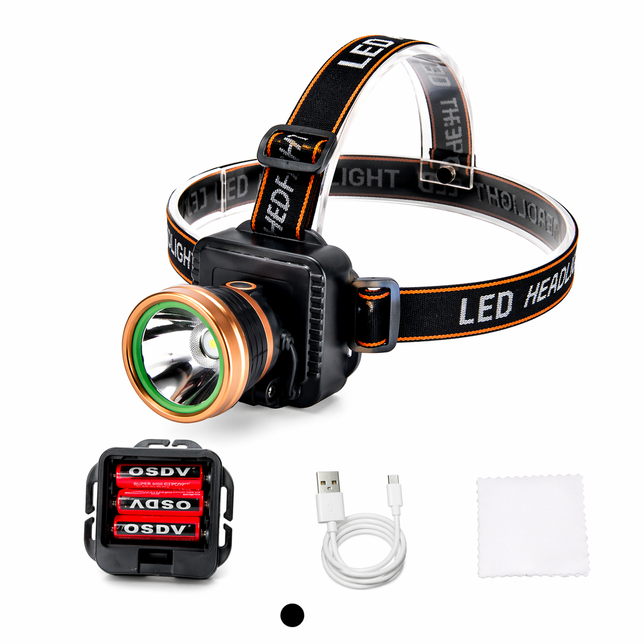 ( 3 UNIDADES ) LUZ LED MINERO RECARGABLE