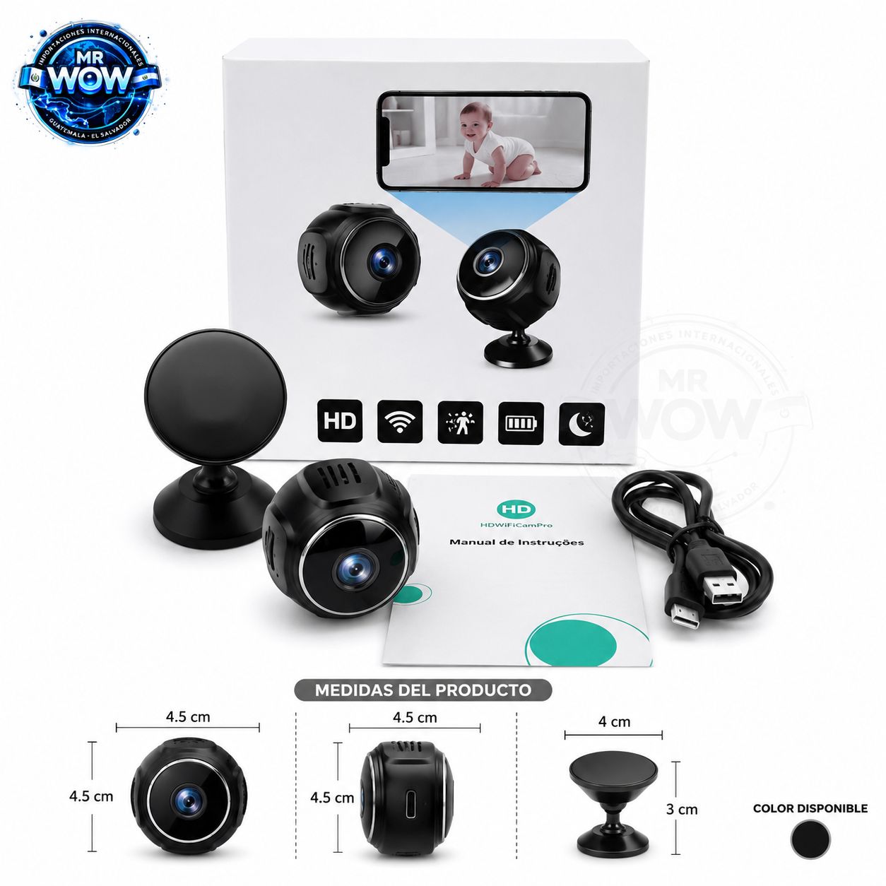 CAMARA MINI ESPIA WIFI HD